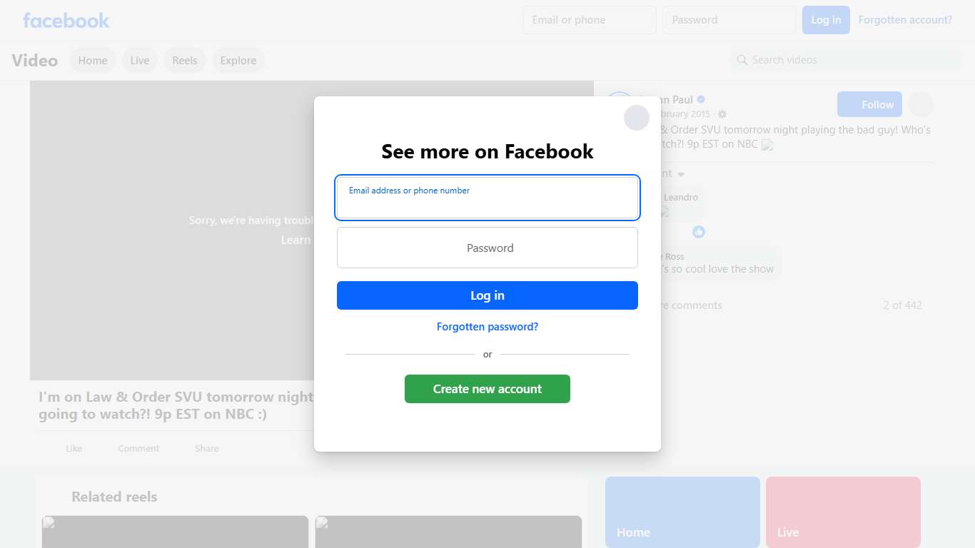 I'm on Law & Order SVU tomorrow night playing the bad guy! Who's going to watch?! 9p EST on NBC :) Logan Paul Facebook